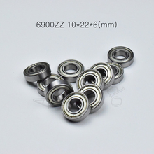 Bearing 10pcs 6900ZZ 10*22*6(mm) free shipping chrome steel Metal Sealed High speed Mechanical equipment parts 2024 - buy cheap