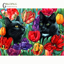 Diamond Embroidery Black cat Picture of Rhinestones,Diamond Painting Cross Stitch Full Square Diamond Mosaic Home Decor,Wedding 2024 - buy cheap