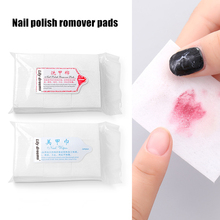 Toalhetes de remoção de unha sem fiapos, toalhetes de gel removedor de esmalte de unha para manicure 500 algodão, 600-100% 2024 - compre barato