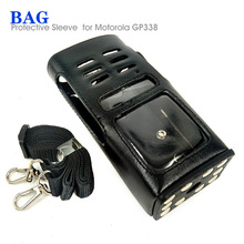 PU Leather Protective Sleeve Bag Case for Motorola GP338 GP360 GP380 HT1250 Walkie Talkie Two Way Radio 2024 - buy cheap