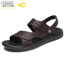Camel Active New Fashion Summer Beach Breathable Men Sandals Brand Genuine Leather Men's Sandals Man Casual Shoes 18083 2024 - buy cheap