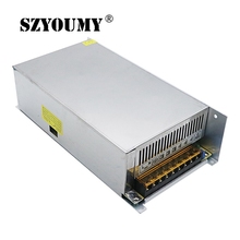 SZYOUMY-transformador de fuente de alimentación conmutada para tira de luces LED, fuente de alimentación conmutada de alta calidad, 600W 50A DC 12V, 110/220V, 10 Uds. 2024 - compra barato