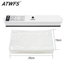 ATWFS Vacuum Sealer High Quality Storage Vacuum Food Sealer Sealing Machine with 100pcs 15*25cm Vacuum Bags for Food 2024 - buy cheap