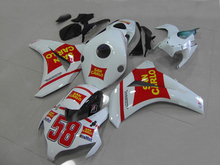 Kit de carenagem de motocicleta com moldagem por injeção em branco vermelho e para pe cbr1000 rr 08, 09, 10, 11, cbr 1000rr, 2008, 2009, 2010, 2011 2024 - compre barato