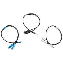 1 Male To 2 Female For PC 3.5mm Mic Headphone Splitter Audio Cable Jack Mic Audio Y Splitter Aux Extension Adapter Cable Cord 2024 - buy cheap
