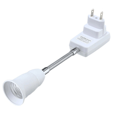E27 Flexible Extension Converter LED Light Lamp Bulb Extend Adapter Wall Socket Lamp Base Holder Screw Socket E27 Socket US/ EU 2024 - buy cheap