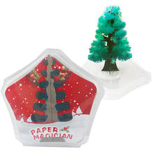 2019 100mm H Green Artificial Magic Growing Paper Tree Magical Crystals Christmas Trees Educational Funny Kids Toys For Children 2024 - buy cheap