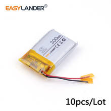 10pcs /Lot 652030 300mAh 3.7v lithium Li ion polymer rechargeable battery High rate battery power battery capacity battery 2024 - buy cheap