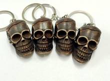 FREE SHIPPING 8 keychain Faux Bone Cool Man's Brand New Unique Punk Skull Jewelry 2024 - buy cheap