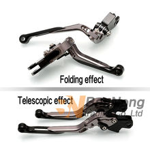 Motorcycle CNC folding telescopic clutch brake levers Handle For BMW R1200ST 2005-2008 HP2 Megamoto 06-09 HP2 Enduro 2005-2008 2024 - buy cheap