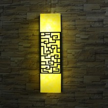Traditional chinese style outdoor wall lamp pastoralism LED wall sconce courtyard hallway pathway art lamp LED outdoor lighting 2024 - buy cheap