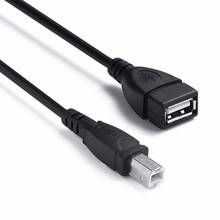 USB AF To BM адаптер USB 2,0 кабель A Female to USB B Мужской кабель для принтера удлинитель соединительные кабели 2024 - купить недорого