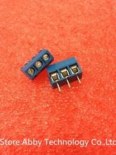 50PCS/lot 3 Pin Screw Terminal Block Connector 5mm Pitch 5.08-301-3P 301-3P 3pin 2024 - buy cheap