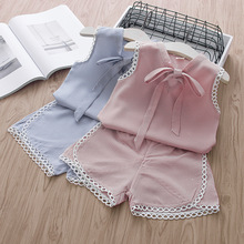 fashion girls clothes set Summer baby kids cotton infant clothing set Children Top+Shorts 2pcs Suits 2024 - buy cheap