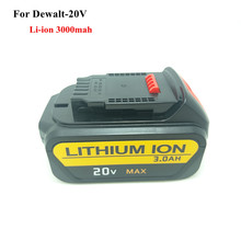 Nueva batería de repuesto de 20V 3000mah Li-Ion para Dewalt DCB182, DCB183 DCB200 DCB204 2024 - compra barato