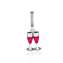 CKK Beads 925 Sterling Silver Twins Goblet Charms for Women DIY Fits Bracelet Necklace Original Beads for Jewelry Making A027 2024 - buy cheap