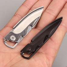 Mini Multipurpose Folding Knife keychain Multi Functional Tool Key Pocket Letter Camp Outdoor Pare Peeler Peel Parcel open 2024 - buy cheap