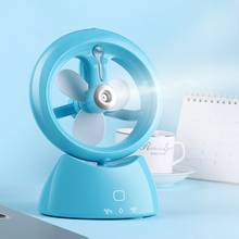 New Summer Humidifier Mini Fan USB Rechargeable Water Mist Fan With Lithium Battery Office Home Cooling Fan 2024 - buy cheap
