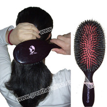 Cepillo de pelo clásico personalizado, cerdas de jabalí, extensión de cabello, lo último, 3 piezas Envío Gratis + regalo 2024 - compra barato