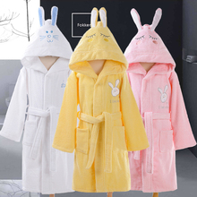 Bathrobes for Girls Unicorn Nightgown Baby Thick Velvet Robes Kids Cartoon Pajamas Children Pokemon Bath Robe Home Wear Clothing 2024 - buy cheap