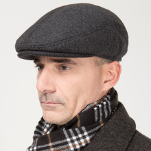 Mayor para hombre de invierno cálidos sombrero hombre moda invierno cálido sombrero de piel de pelo de visón sombrero hombre gorra de béisbol gorra de invierno sombrero oído cinturón B-7380 2024 - compra barato