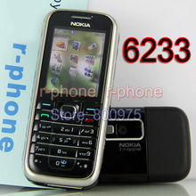 Original Nokia 6233 Mobile Cell Phone 3G Camera Bluetooth MP3 Origianl Unlocked Refurbished Black & Gift 2024 - купить недорого