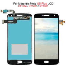 For Motorola Moto G5 Plus 5.2 inch LCD Display XT1685 Touch Screen Digitizer Assembly With Free Tools G5 Plus XT1684 XT1687 LCD 2024 - buy cheap