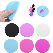 ANGELADY 1PC UV Resin Frame Round Pad Color Tone Pigment Palette Silicone Pad Jewelry Tools 2024 - buy cheap