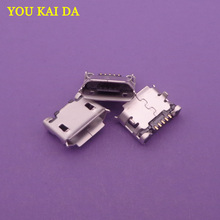 50 pcs Mini Micro usb Cobrando Conector de Porta tomada jack reparação peças de reposição Para Lenovo Tab 2 A7-20 A7-20F Ideapad A1000 2024 - compre barato