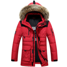 Куртка-пуховик Мужская, теплая, водонепроницаемая, мягкая, ветрозащитная 2024 - купить недорого