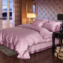 Luxury 100% Egyptian cotton bedding sets bed sheets taro purple queen duvet cover king size quilt doona bedsheet bedspread linen 2024 - buy cheap