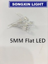 500pcs Flat Top 5mm Blue LED Diode Light Water Clear 5 mm Ultra Bright Wide Angle Light-Emitting Diode LED Lamp Through Hole 2024 - buy cheap