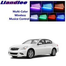 Liandlee Car Neon Color-Changing Light of Atmibient Inside Footwell Light For Infiniti M M30d M25 M35h M45 M37 M56 Q70 2024 - buy cheap