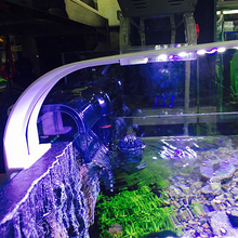 Luz LED con Clip para acuario, iluminación ultrafina para césped y agua, luz azul, accesorios para acuario, enchufe europeo 2024 - compra barato