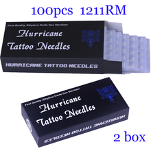 100pcs/lot Assorted Tattoo Needles 1211RM Professional Magnum Curved Shader 316 Stainless Steel Tattoo Needle For Tattoo Machine 2024 - buy cheap
