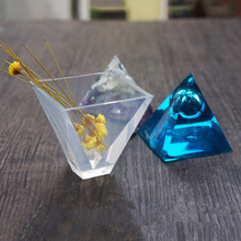 Cheaper High Quality Transparent Pyramid Silicone Mould DIY Resin Decorative Craft Jewelry Making Mold Resin Molds For Jewelry 2024 - buy cheap