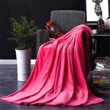 50*70 см 15 видов цветов, плюшевое Флисовое одеяло, супер мягкое, теплое, одноцветное, микро плед, диван, постельные принадлежности #30 2024 - купить недорого