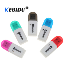 Kebidu-Adaptador de Audio inalámbrico Mini USB Bluetooth 5,0, receptor estéreo, Kit de manos libres con micrófono para reproductor de coche y teléfono 2024 - compra barato