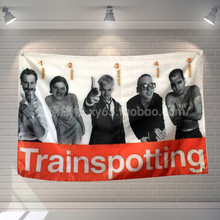 "Trainspotting" filmes clássicos bandeira de pano banners & acessórios bar salão de bilhar estúdio tema parede pendurado decoração 2024 - compre barato
