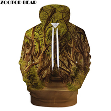 Tree Hoodies Men Women Hoody 3D Sweatshirt Men Tracksuit Autumn Hoodie Harajuku Pullover Streetwear Coat Drop Ship ZOOTOP BEAR 2024 - buy cheap