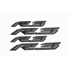 KODASKIN Motorcycle carbon fiber 3D raise emblem sticker decals  for Yamaha YZF R3 2024 - buy cheap