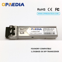 Low price Foundry compatible 1000BASE-SX,1.25G SFP transceiver,850nm 550m, SFP optical module,LC connector,MMF,DDM,GLC-SX-MM 2024 - buy cheap