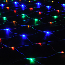 LED Christmas String Net Lights 1.5Mx1.5M 96LED 220V High Bright Outdoor Lighting Home garden Curtain Lights 2024 - buy cheap