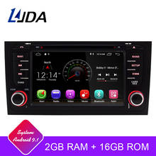 LJDA Android 9.1 Car Multimedia player For AUDI A6 S6 RS6 GPS Navigation WIFI Audio Stereo 2 Din Car Radio DVD CD IPS Canbus 2024 - buy cheap