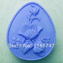 Free shipping 2014 hot selling  flower shaped handcrafted silicone soap mould,popular flower pattern handcrafted soap mold 2024 - buy cheap