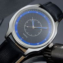 Мужские часы YAZOLE, водонепроницаемые, с кожаным ремешком 2024 - купить недорого