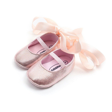 Baby Girl Shoes Infant Toddler Newborn Kid Ribbon Soft Sole Anti-slip Baby Sneakers Crib Shoes First Walkers Autumn 0-18M 2024 - buy cheap