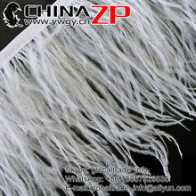 CHINAZP Factory 2yards/color/lot Exporting Good Quality Bleached White Ostrich Feathers Trim 2024 - buy cheap
