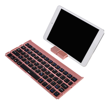Teclado gamed escritório bk808 mini portátil dobrável duplo canal teclado dobrável para ios android windows 2024 - compre barato