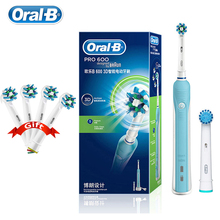 Oral B Electric Toothbrush 3D Rotating Clean Sonic Toothbrush with 2 Brush Heads 4 Gift Brush Heads Cap for Brush and Refill 2024 - buy cheap